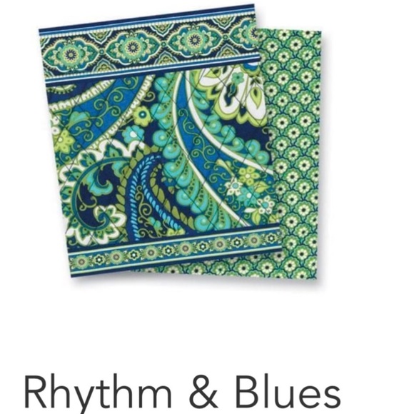 Vera Bradley Rhythm & Blues Trifold Wallet. - Picture 10 of 10
